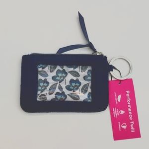 Vera Bradley Zip ID Case / Keychain Wallet